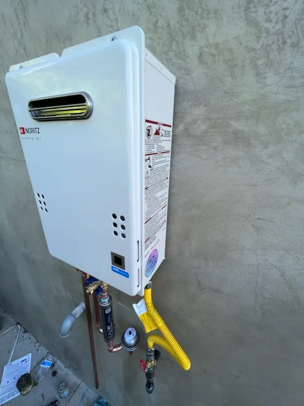 Tankless water heater installation for North Princeton homes