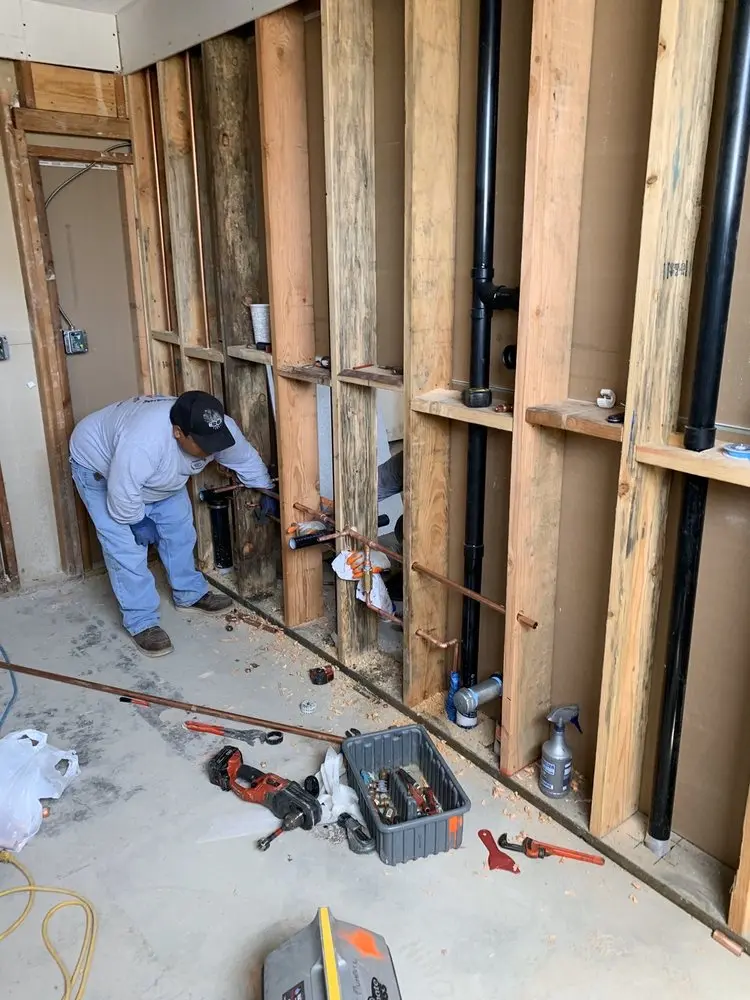Commercial rough-in plumbing for Commercial Plumbing in North Princeton